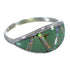 Sterling Silver Jewelry Opal And Turquoise Ring Size 5-3/4 AX52114